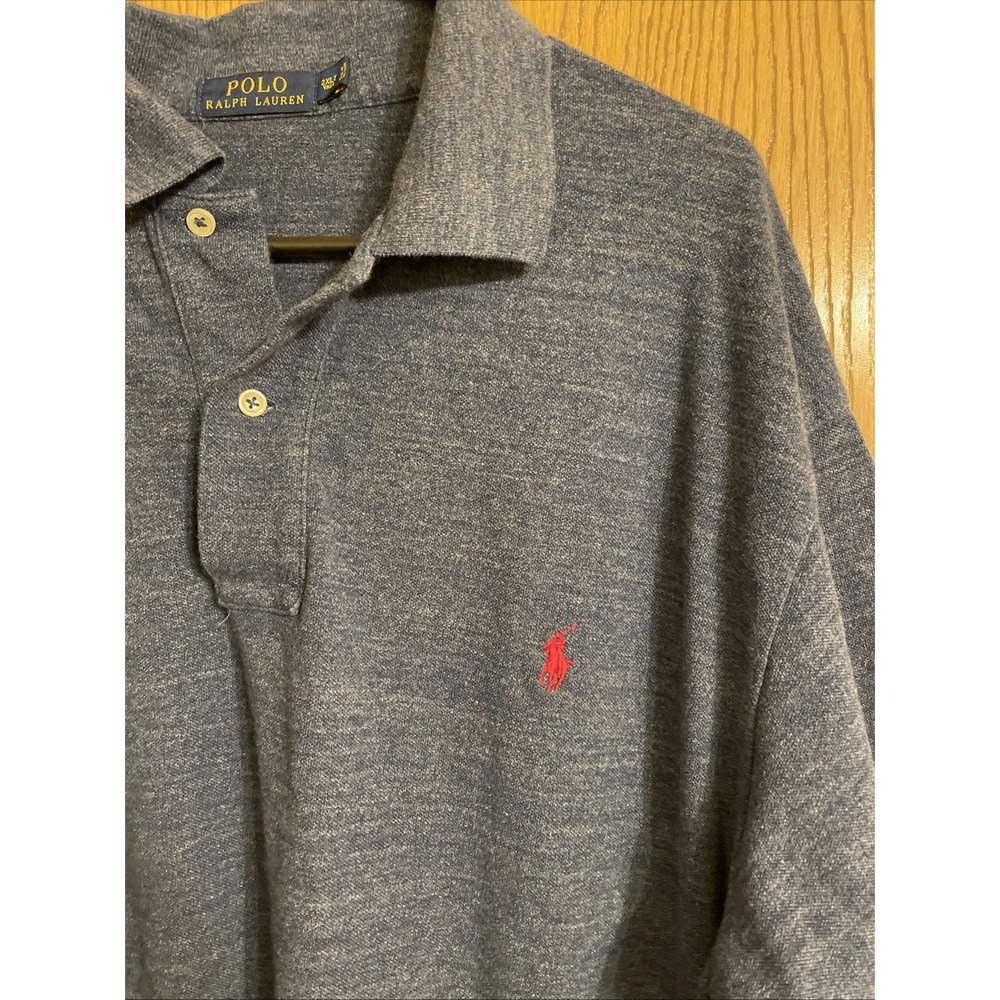 Men's Polo Ralph Lauren Colllard Tshirt  Navy blue Size 2XLT‎ Polo shirt - Picture 2 of 7